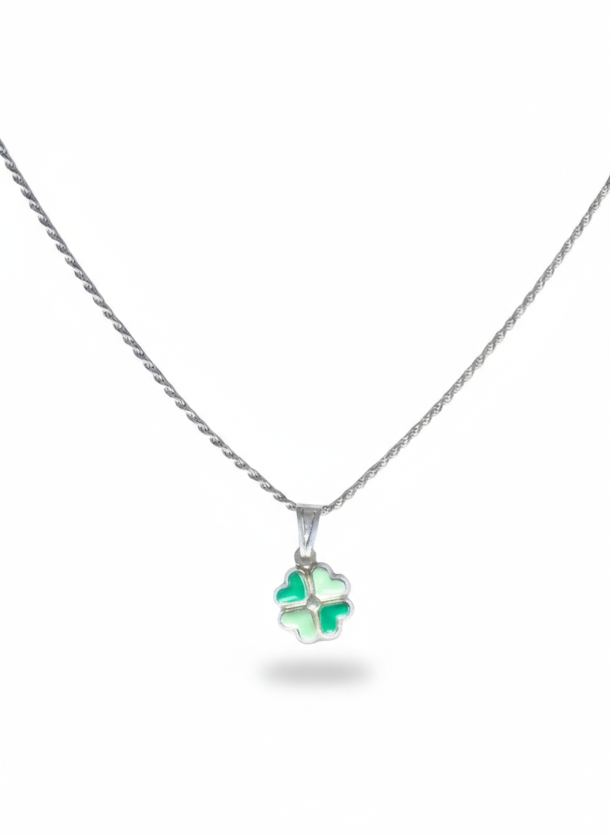Four Leaf Clover Necklace 925 SILVER
