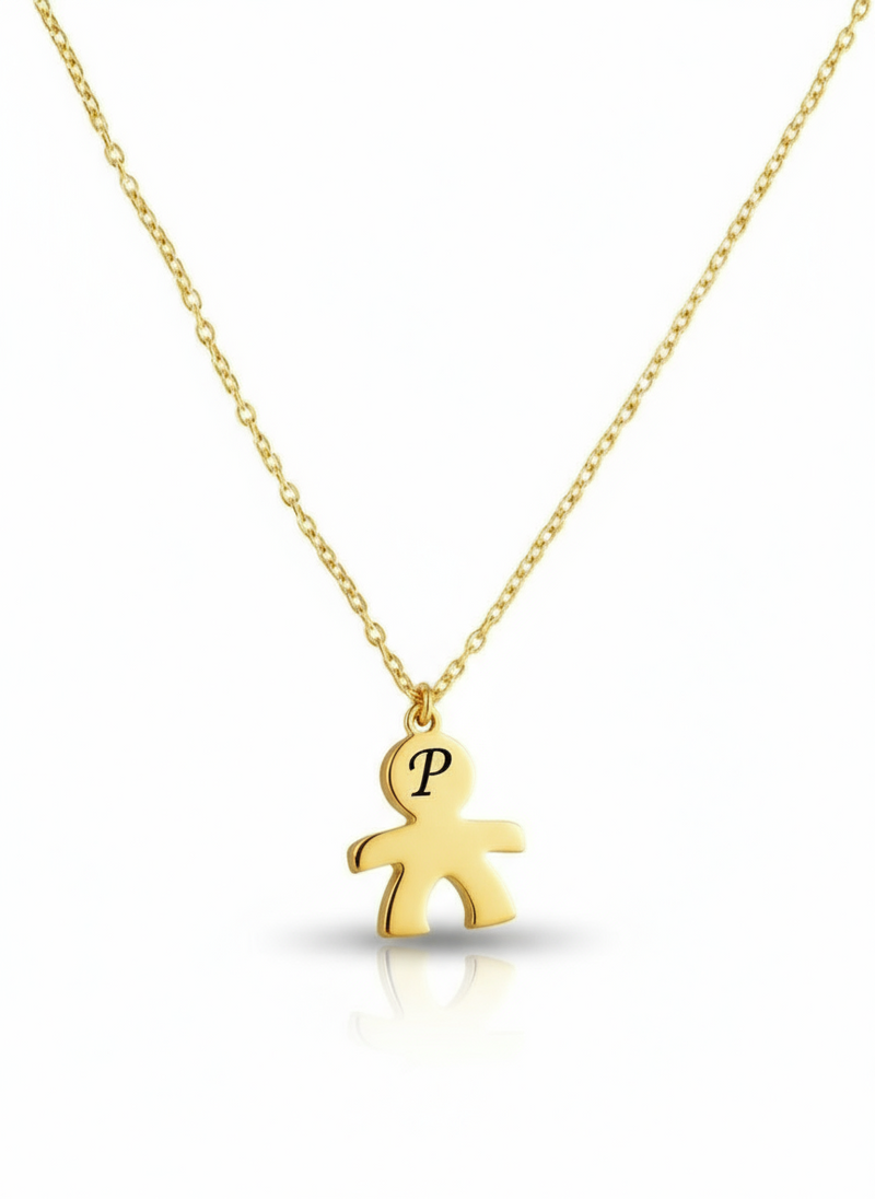 Collana per bambino personalizzata di Glamoriz Studio con pendente colorato e dettagli delicati, ideale come regalo speciale.