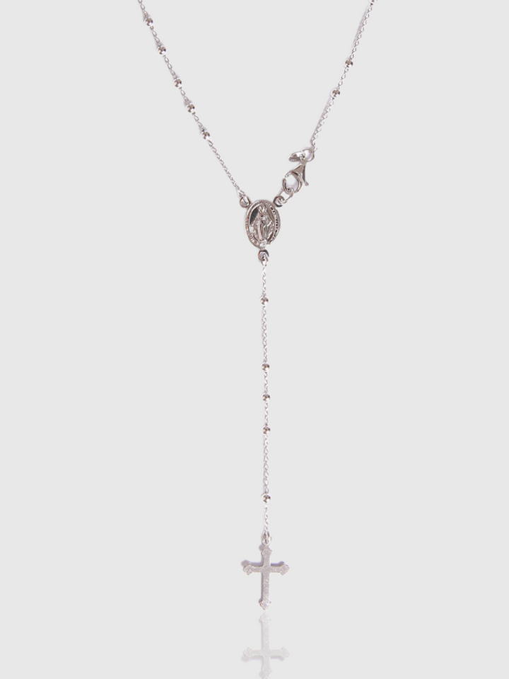 Rosary Necklace 925 SILVER
