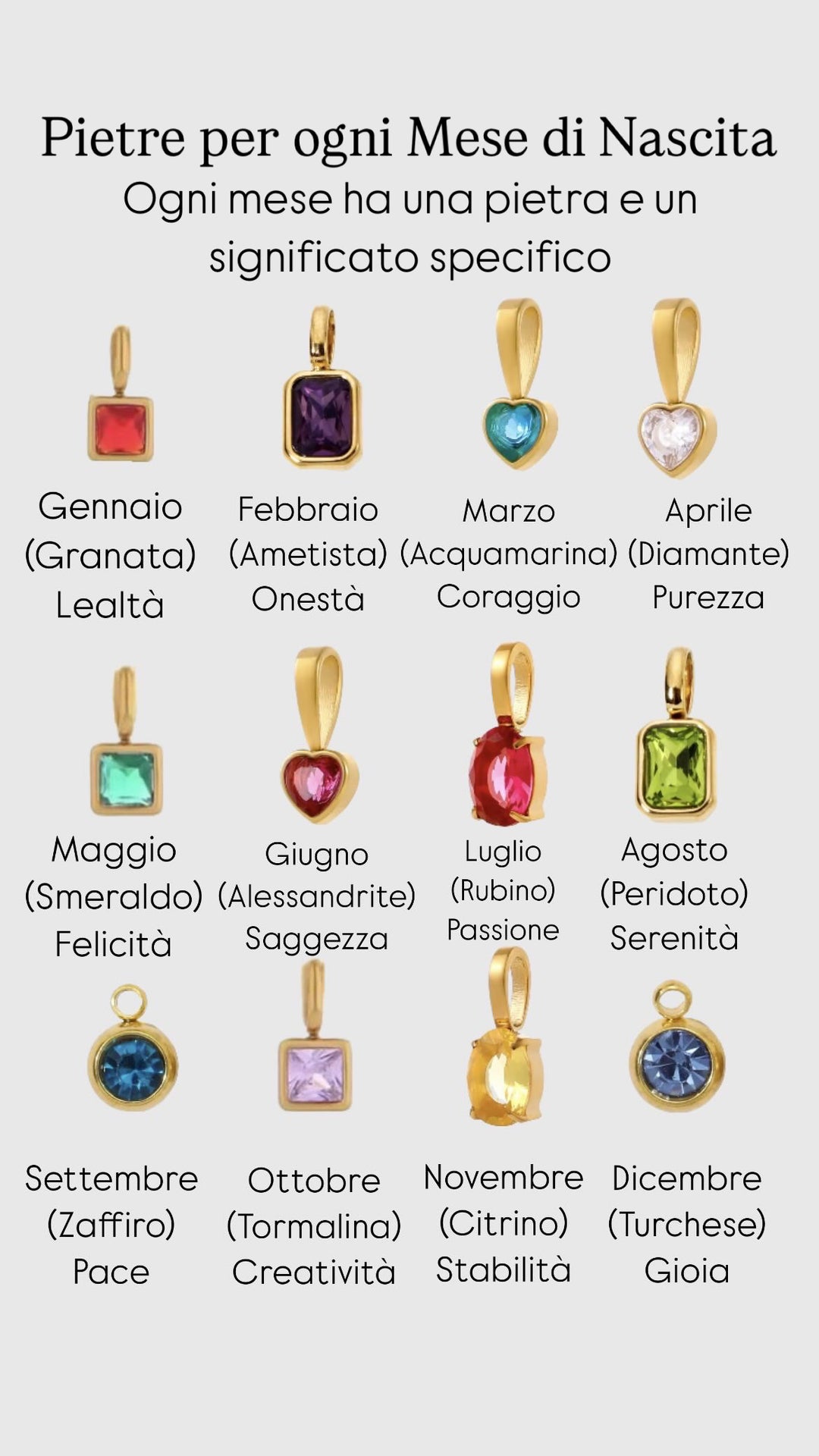 Personalized Birth Month Necklace