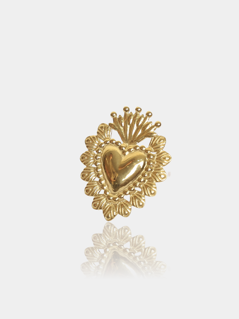 Anello Cuore Sacro Big