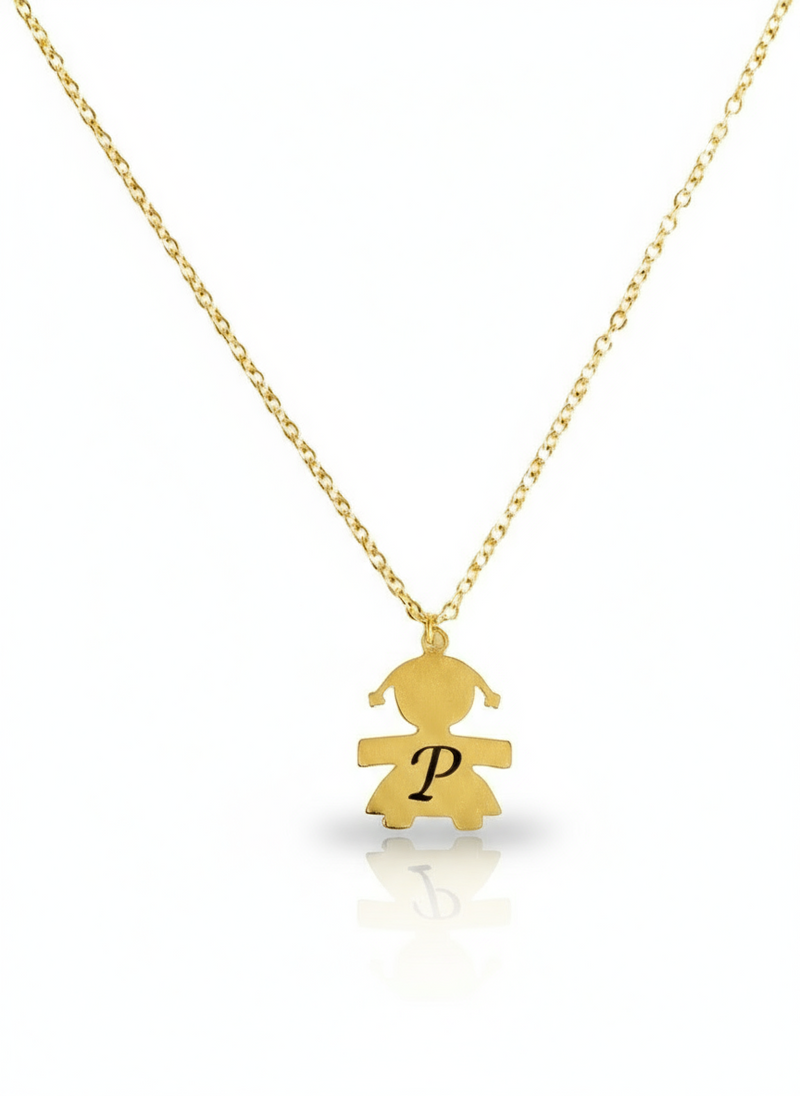 Collana bambina personalizzata di Glamoriz Studio con pendente colorato e dettagli delicati, adatta per regali speciali.