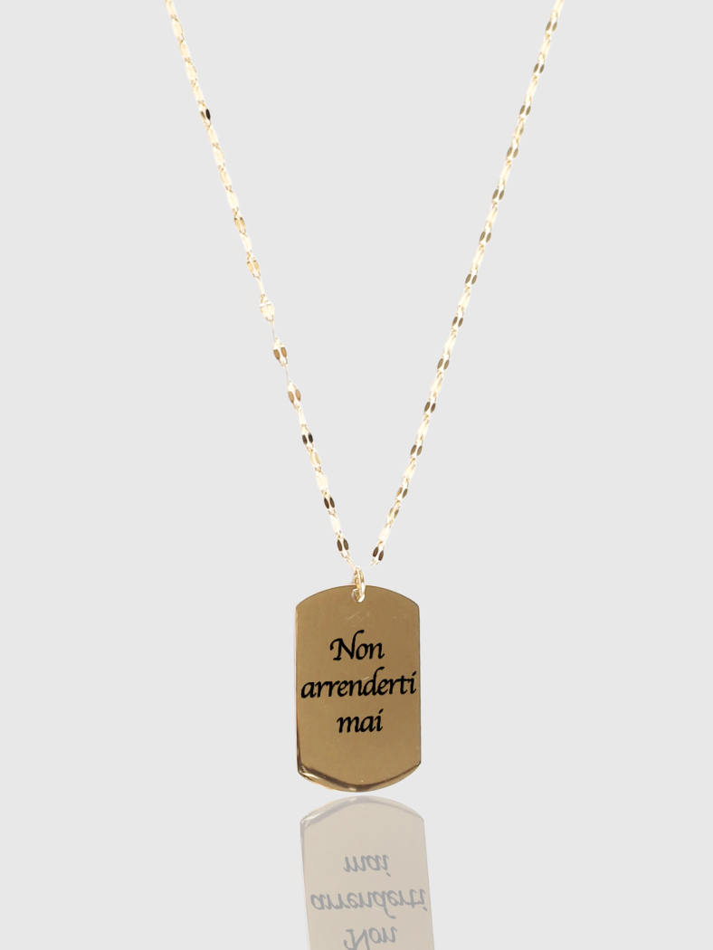 Collana Piastrina (Personalizzata)