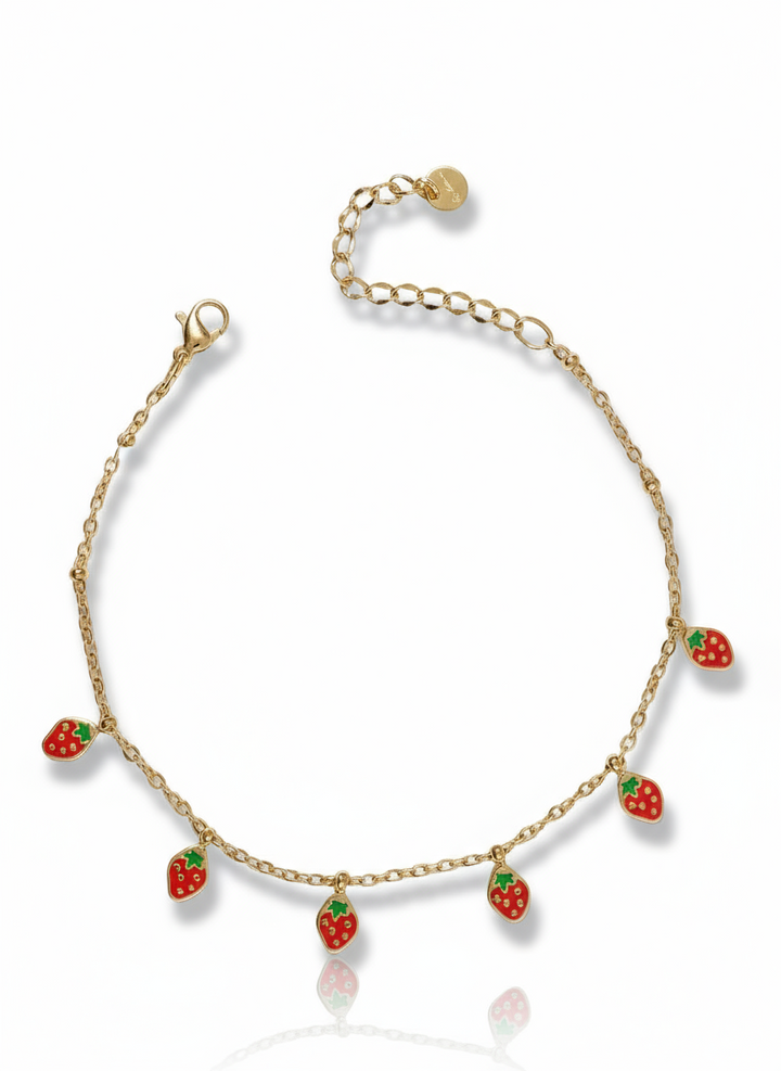 Strawberry Anklet