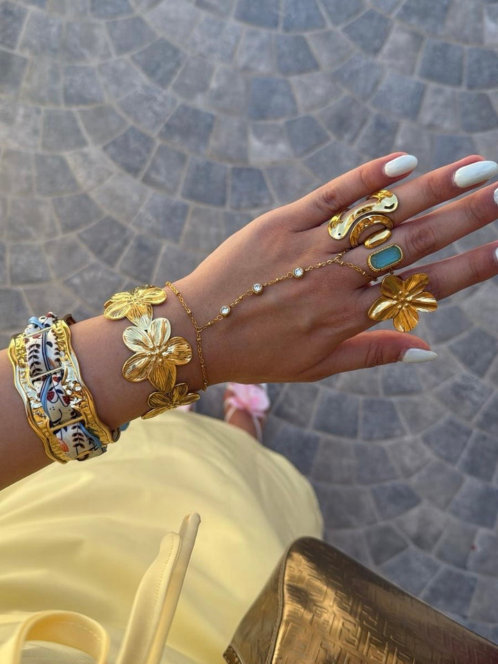 Zircon Kissing Bracelet