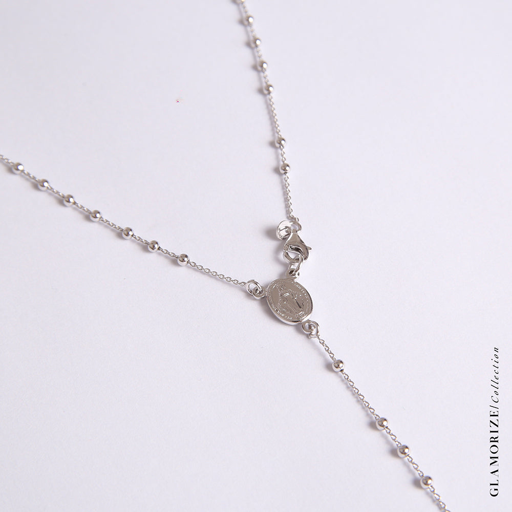 Rosary Necklace 925 SILVER