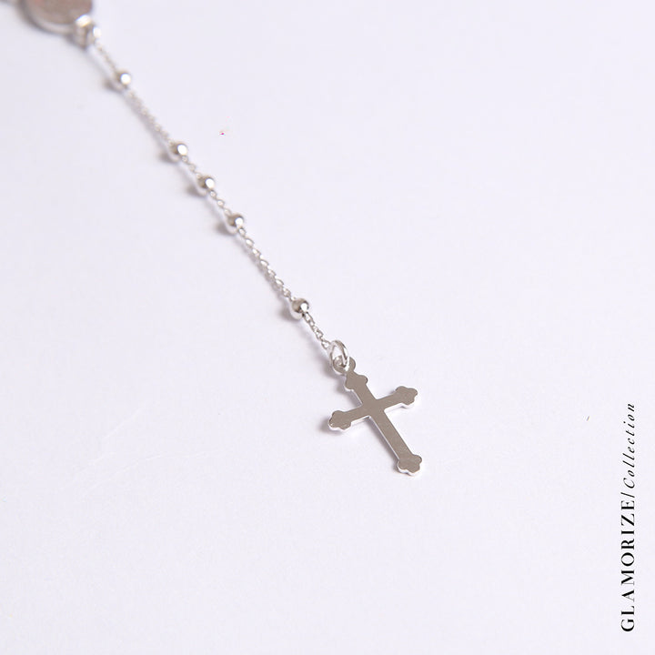 Rosary Necklace 925 SILVER