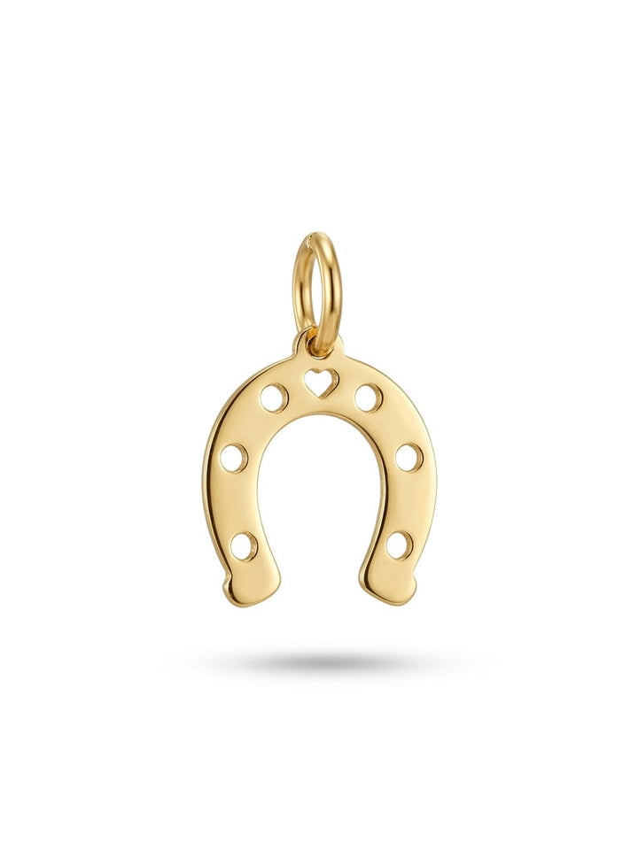 Ciondolo a ferro di cavallo GLAMORIZE in metallo, design elegante per collana