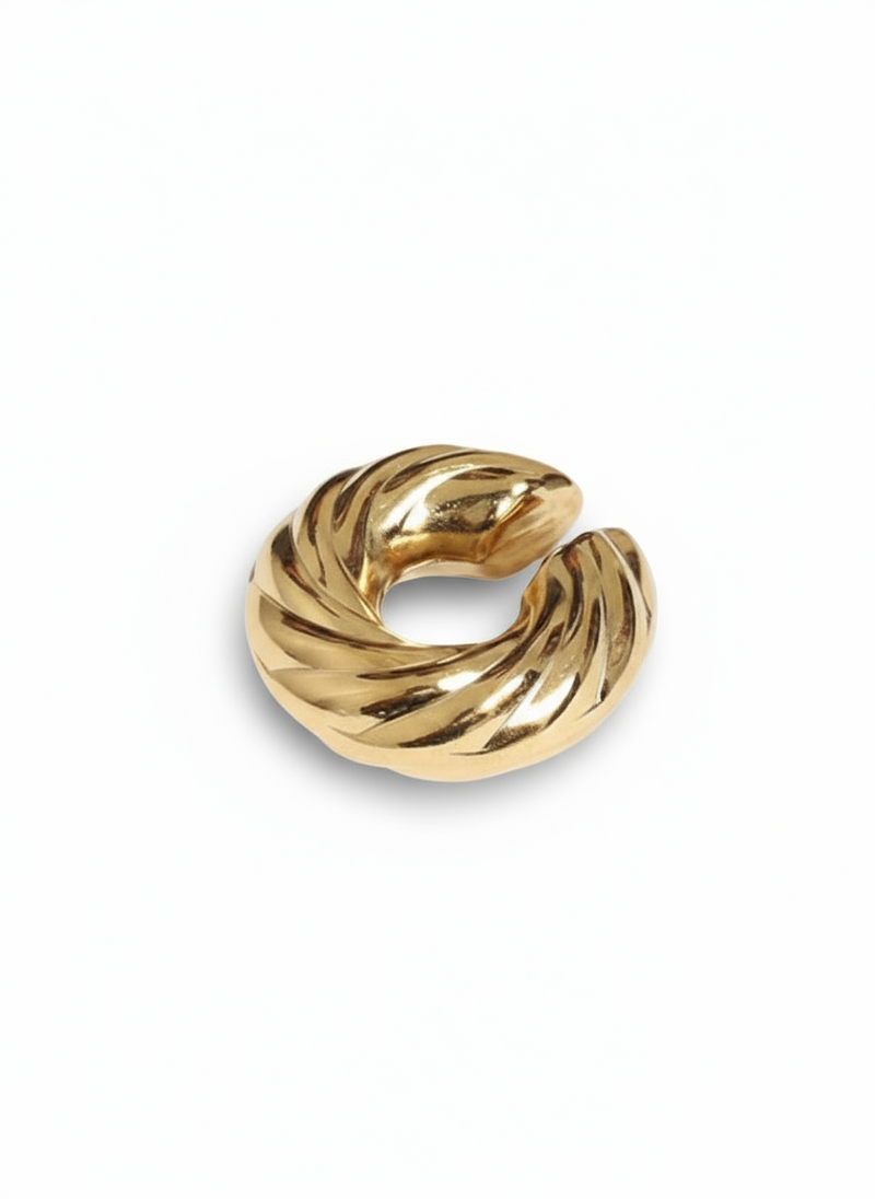 Earcuff Penelope Big di GLAMORIZE STUDIO, orecchino a cerchietto grande in metallo con dettagli eleganti.