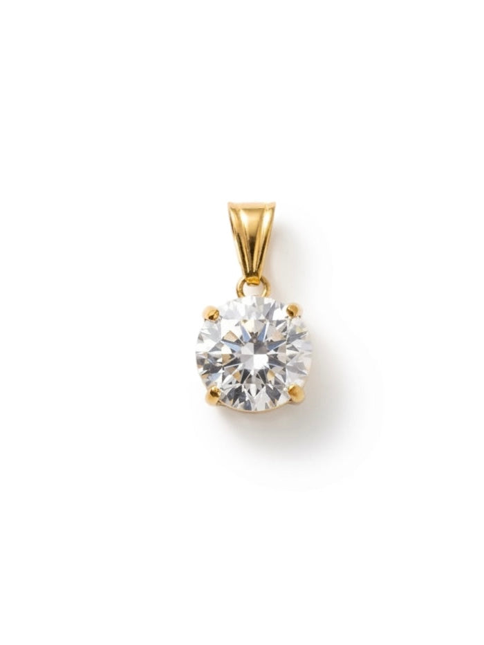 Ciondolo Brilla GLAMORIZE, pendente elegante con dettagli luminosi su sfondo neutro