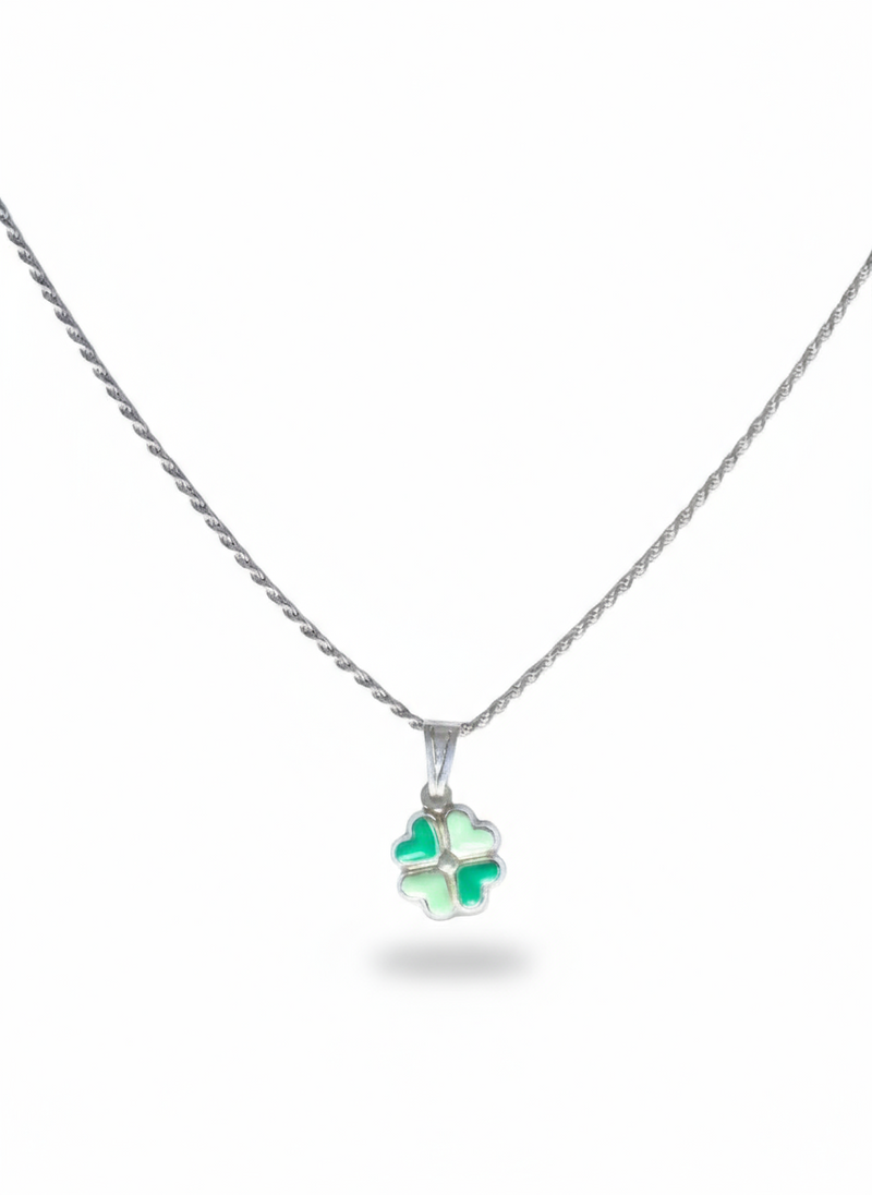 Four Leaf Clover Necklace 925 SILVER
