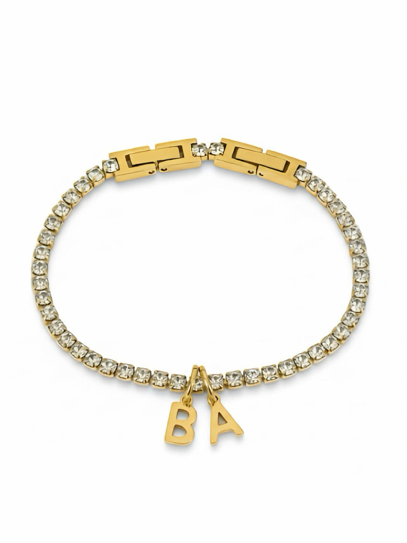 Bracciale Tennis Con Iniziali