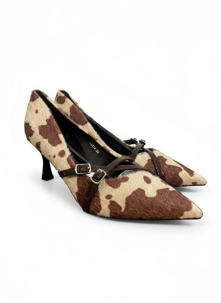 Scarpe Animalier Con Tacco