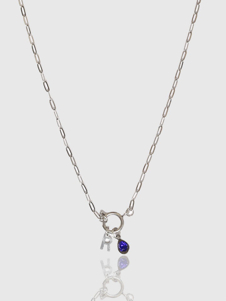 Collana Mese Di Nascita E Lettera (Personalizzata)
