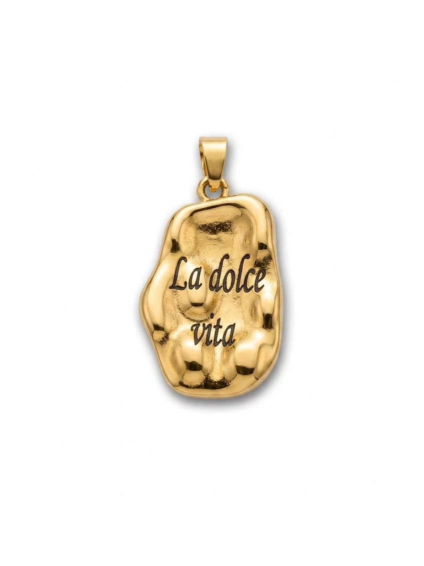 Ciondolo La Dolce Vita GLAMORIZE, design elegante con dettaglio decorativo visibile in primo piano