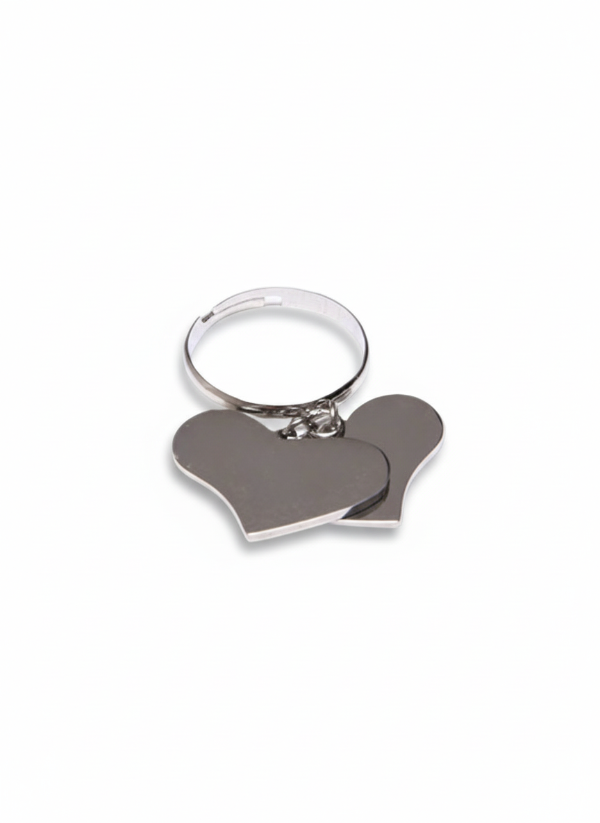Anello Double Heart