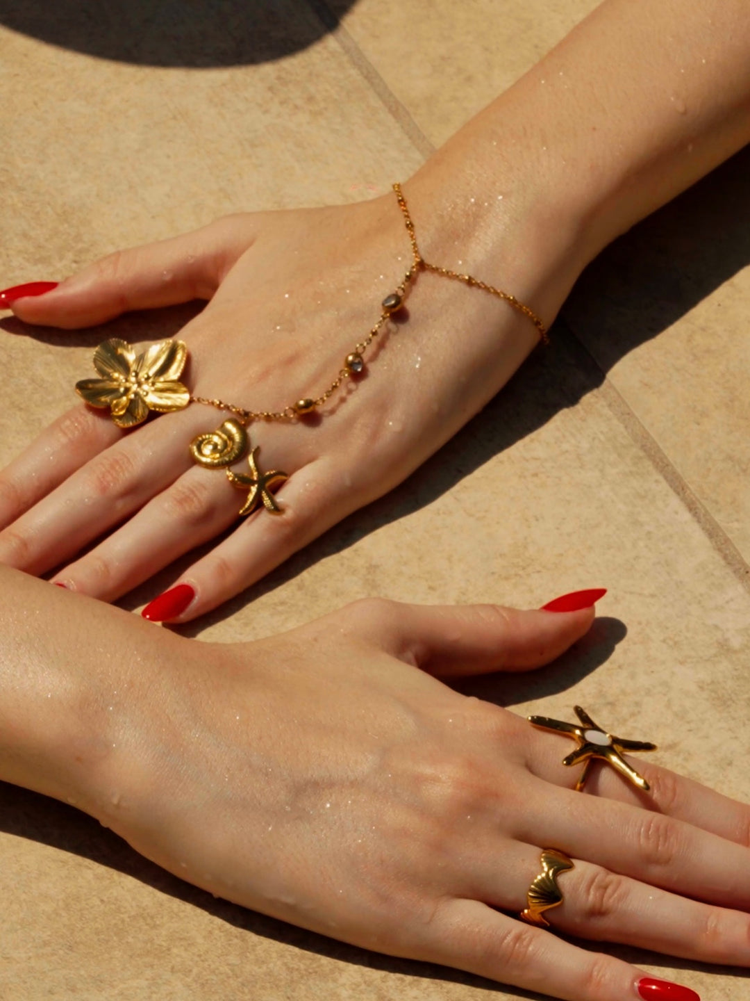 Zircon Kissing Bracelet