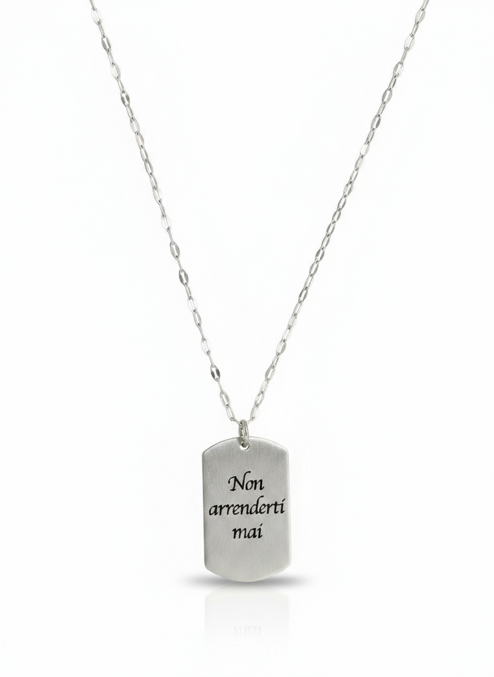 Collana Piastrina Personalizzata