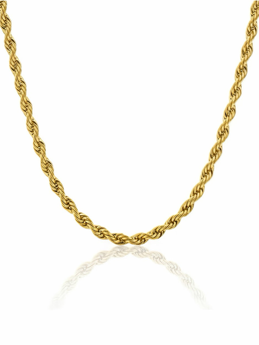 Collana Penelope da 5mm di GLAMORIZE STUDIO, elegante con catenina sottile e dettagli raffinati, visibile in questa immagine.