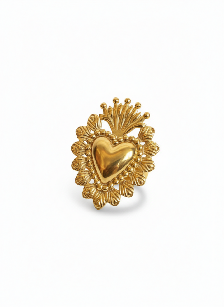 Anello Cuore Sacro Big