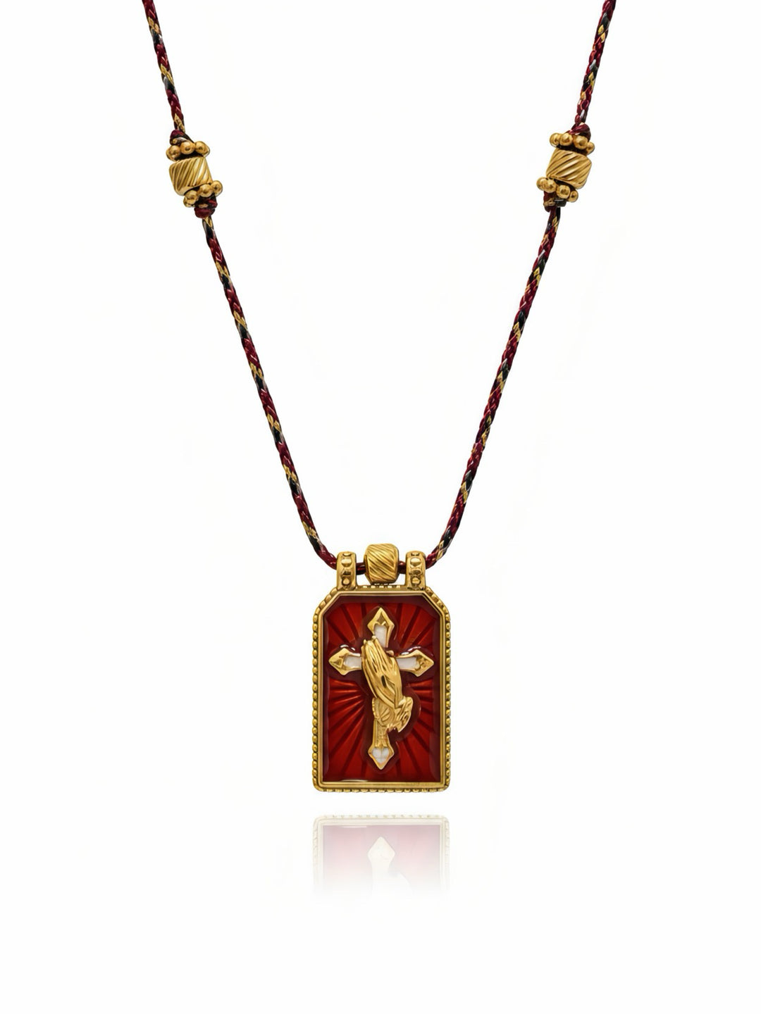 Collana Devotion di GLAMORIZE STUDIO, elegante con dettagli raffinati, visibile in questa immagine.