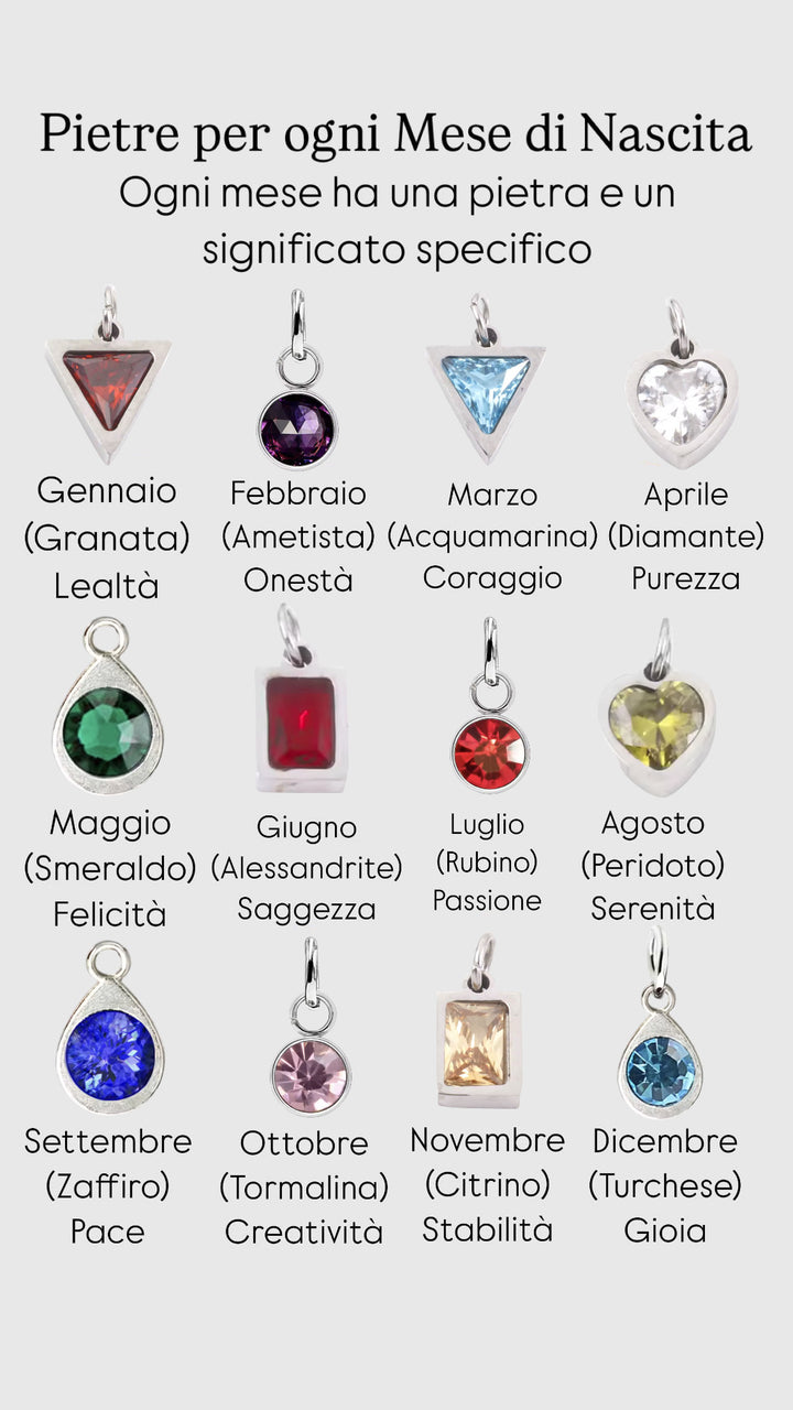 Collana Personalizzata Mesi Di Nascita