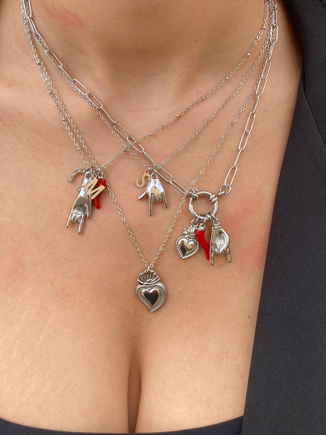 Collana Cuore Sacro (CON PERSONALIZZAZIONE)