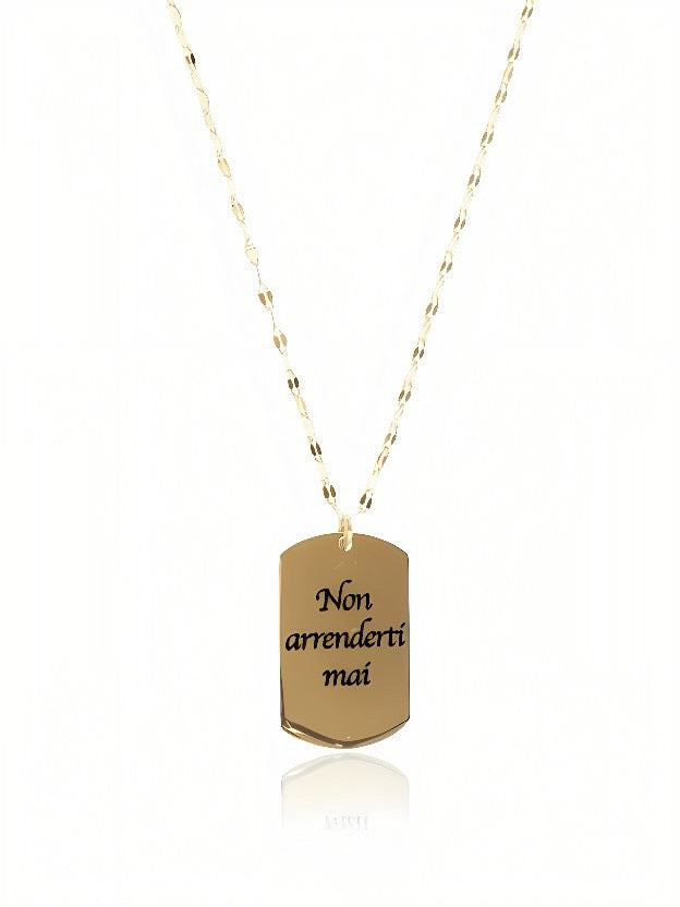 Collana Piastrina Personalizzata