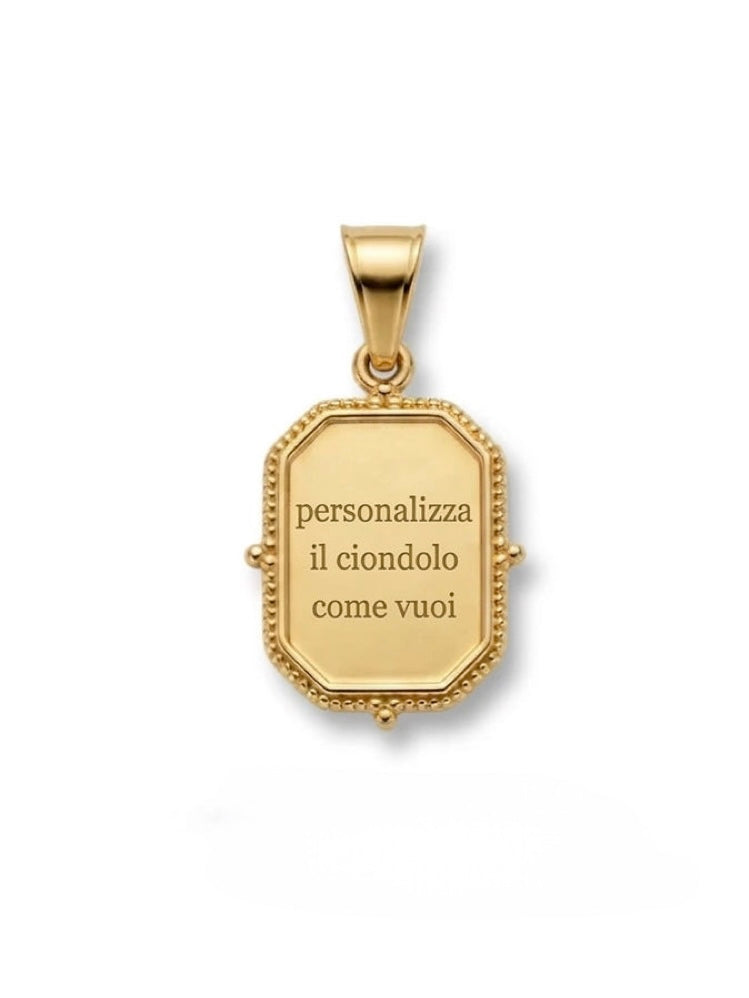 Ciondolo Morgana personalizzato GLAMORIZE con design elegante e dettagli raffinati visibili in foto