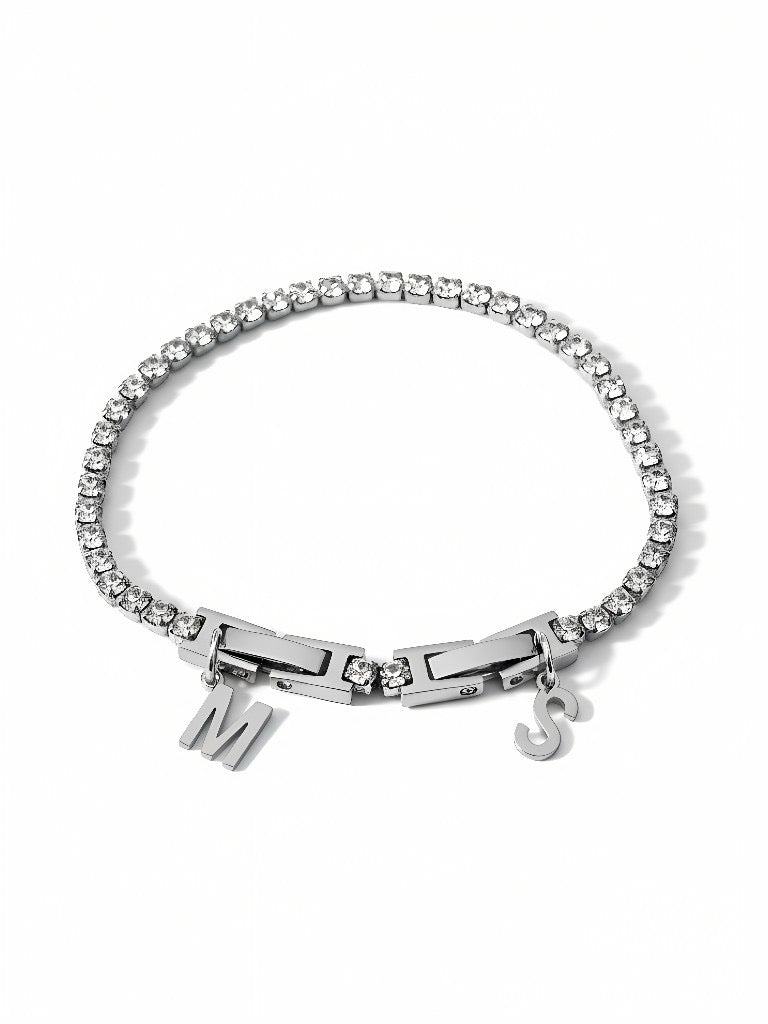 Bracciale Tennis Con Iniziali