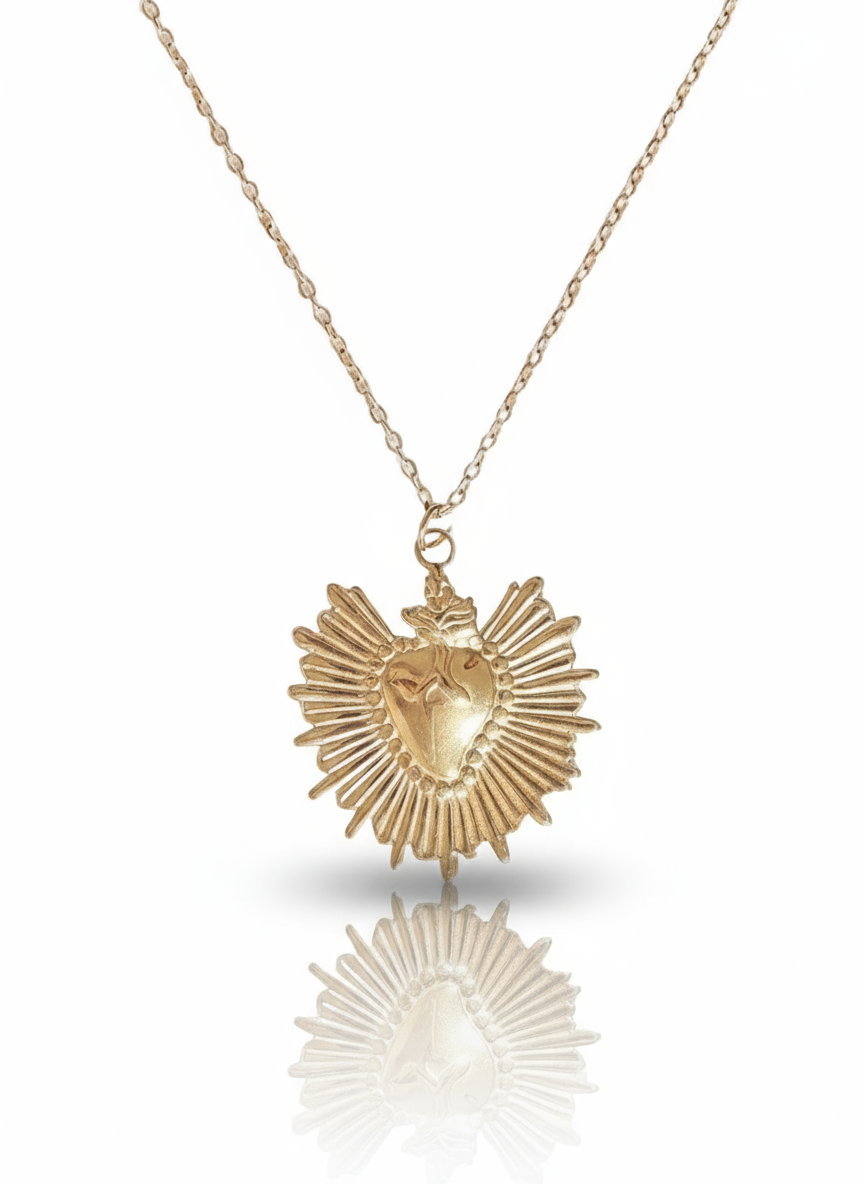 Collana Roxy di Glamourize Studio, elegante accessorio con dettagli raffinati, visibile con pendente e finitura lucida.