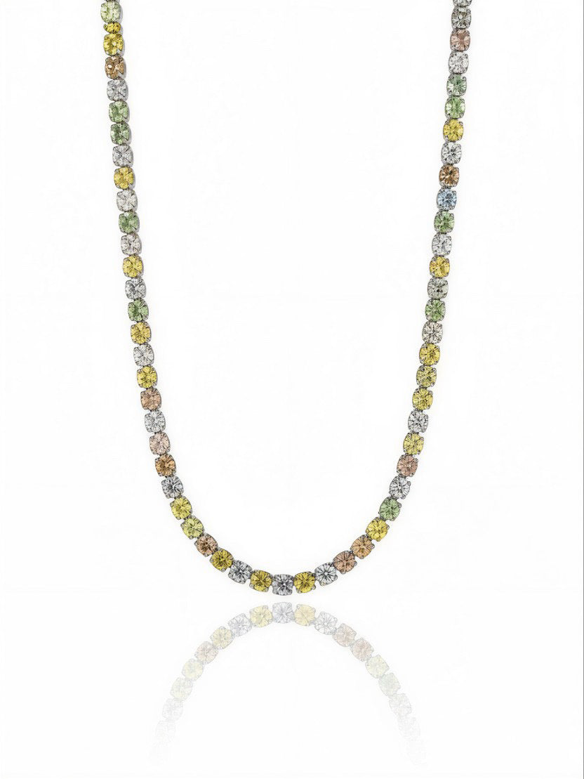 Collana Tennis Pastel