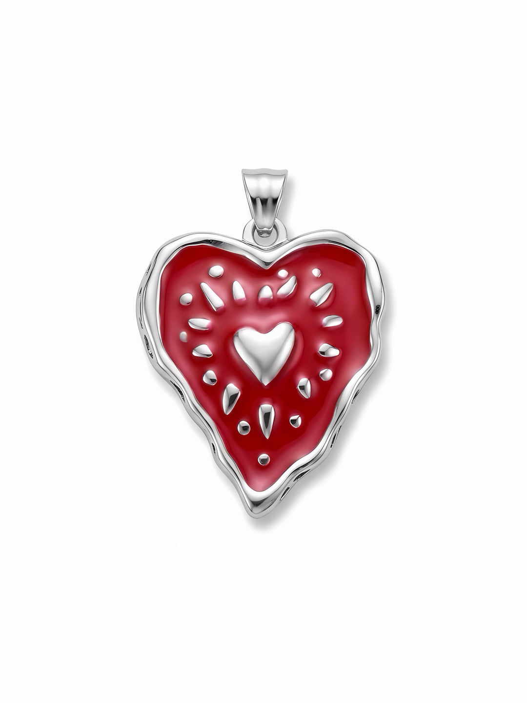 Ciondolo a cuore Corazon GLAMORIZE in primo piano