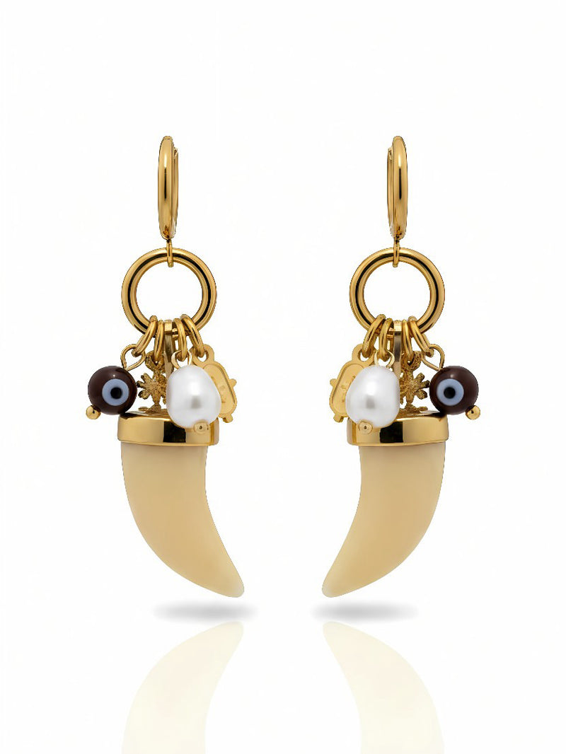 Orecchini Moana di Glamourize Studio con design elegante e dettagli raffinati, visibili in questa immagine.